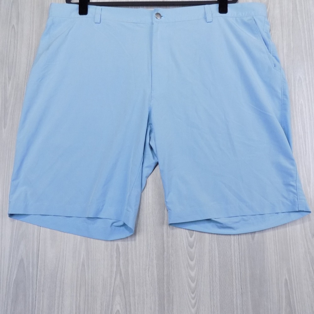Peter Millar Shorts Mens 44 Blue Performance Stretch Golf Preppy EUC